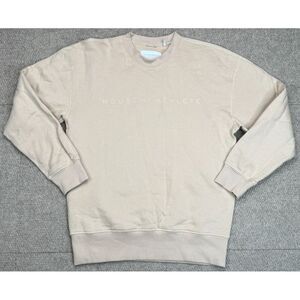 House Of Athlete Men's‎ Light Brown Crewneck Long Sleeve Sweatshirt Size Large
